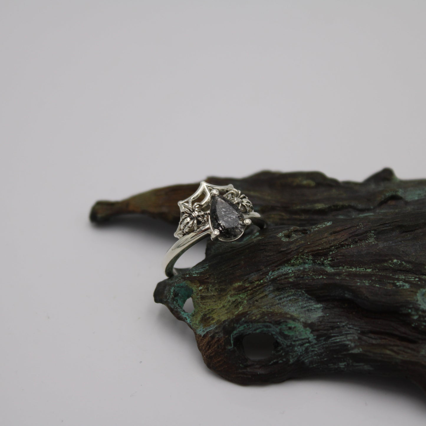 Spider's Veil Ring - Sterling Silver