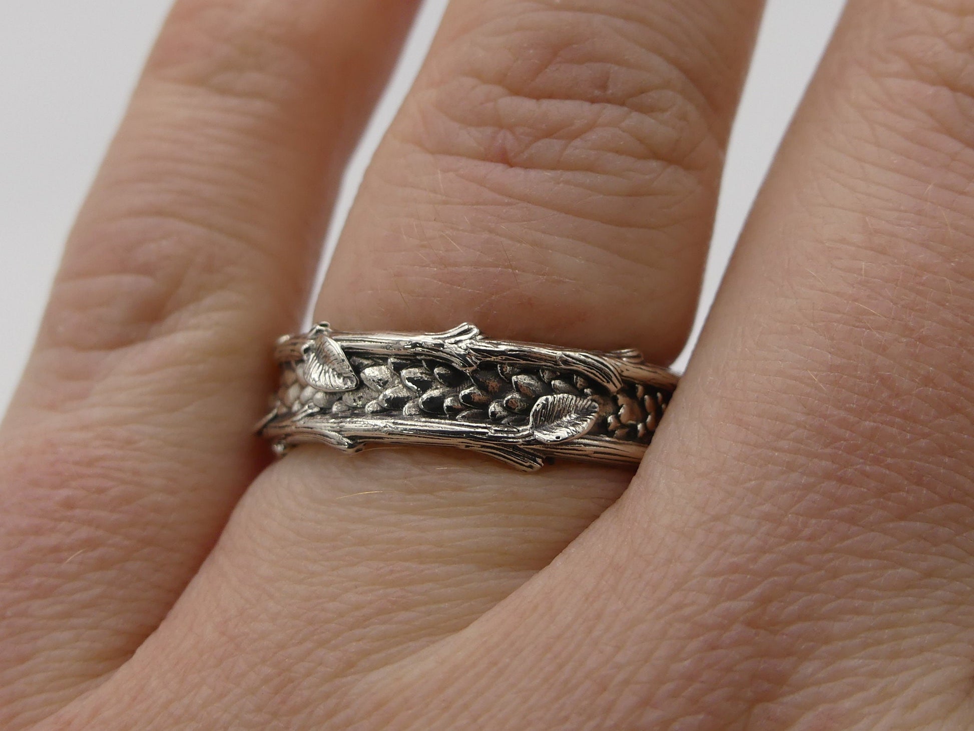 Serpent's Forest Narrow Ring - JF Fantasy Jewelry