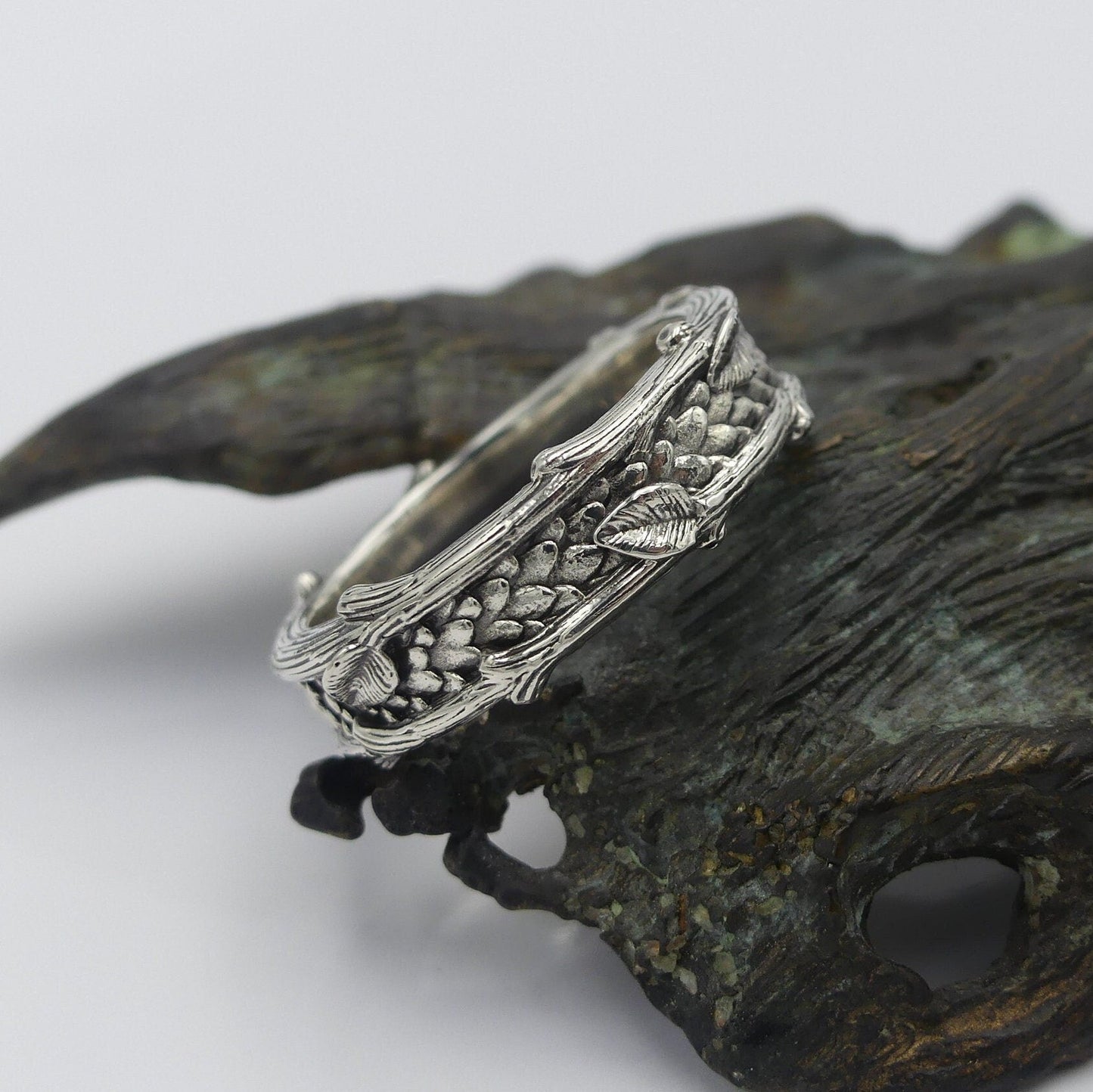 Serpent's Forest Narrow Ring - JF Fantasy Jewelry