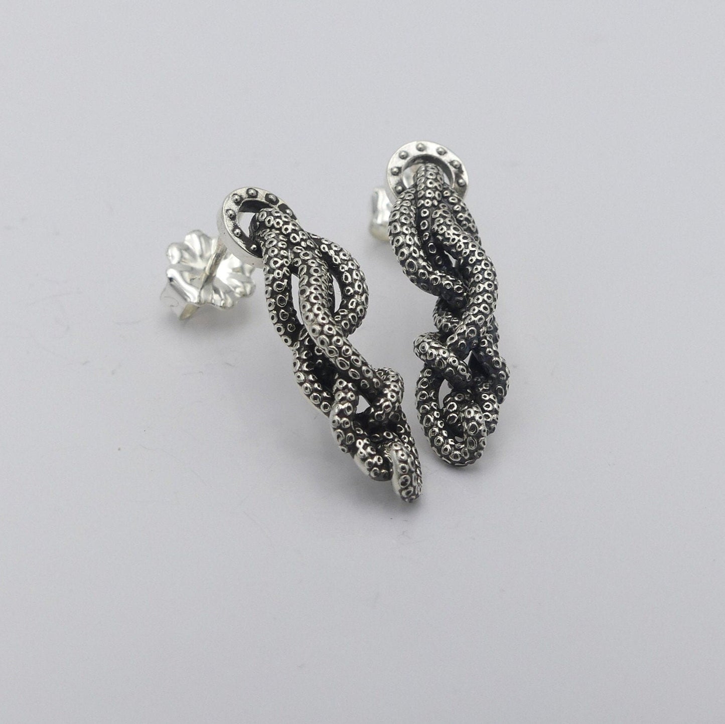 Kraken Porthole Earrings - JF Fantasy Jewelry
