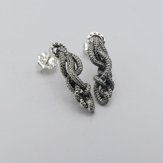 Kraken Porthole Earrings - JF Fantasy Jewelry
