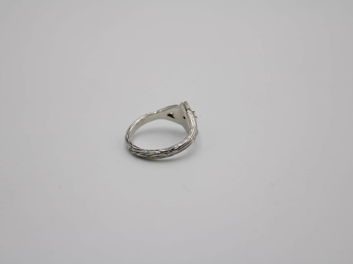 Lunar Bloom - Amethyst Lotus Engagement Ring