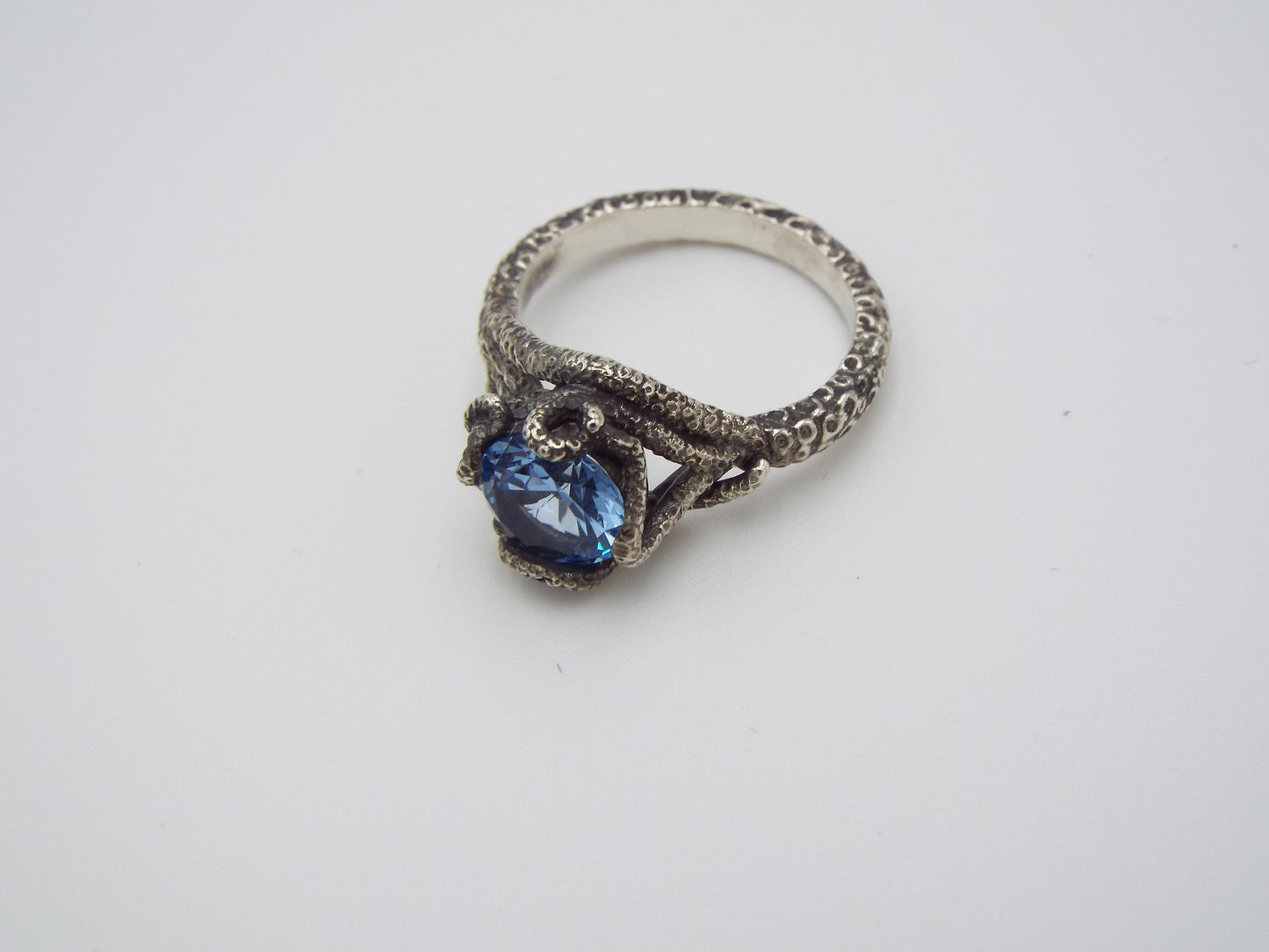 Kraken Blue Topaz Ring - JF Fantasy Jewelry