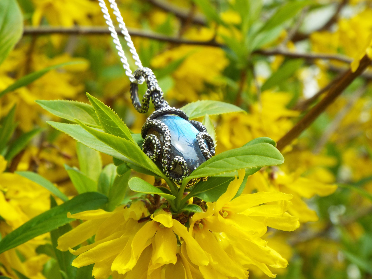 Kraken Labradorite Necklace - JF Fantasy Jewelry