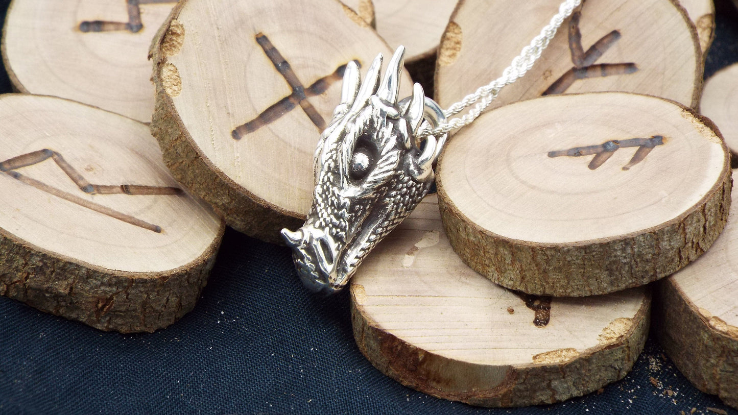 Earth Dragon Pendant - JF Fantasy Jewelry