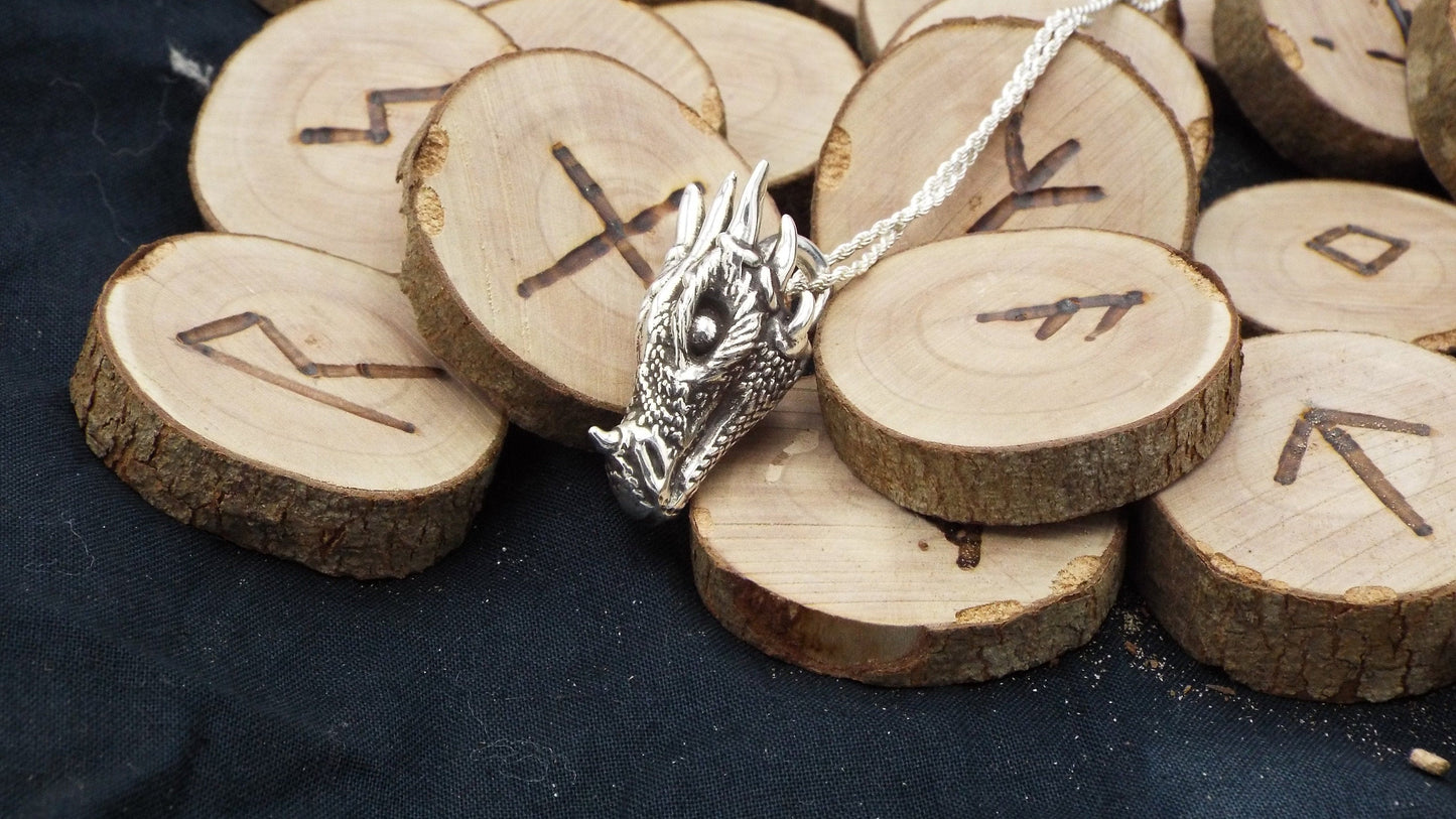 Earth Dragon Pendant - JF Fantasy Jewelry
