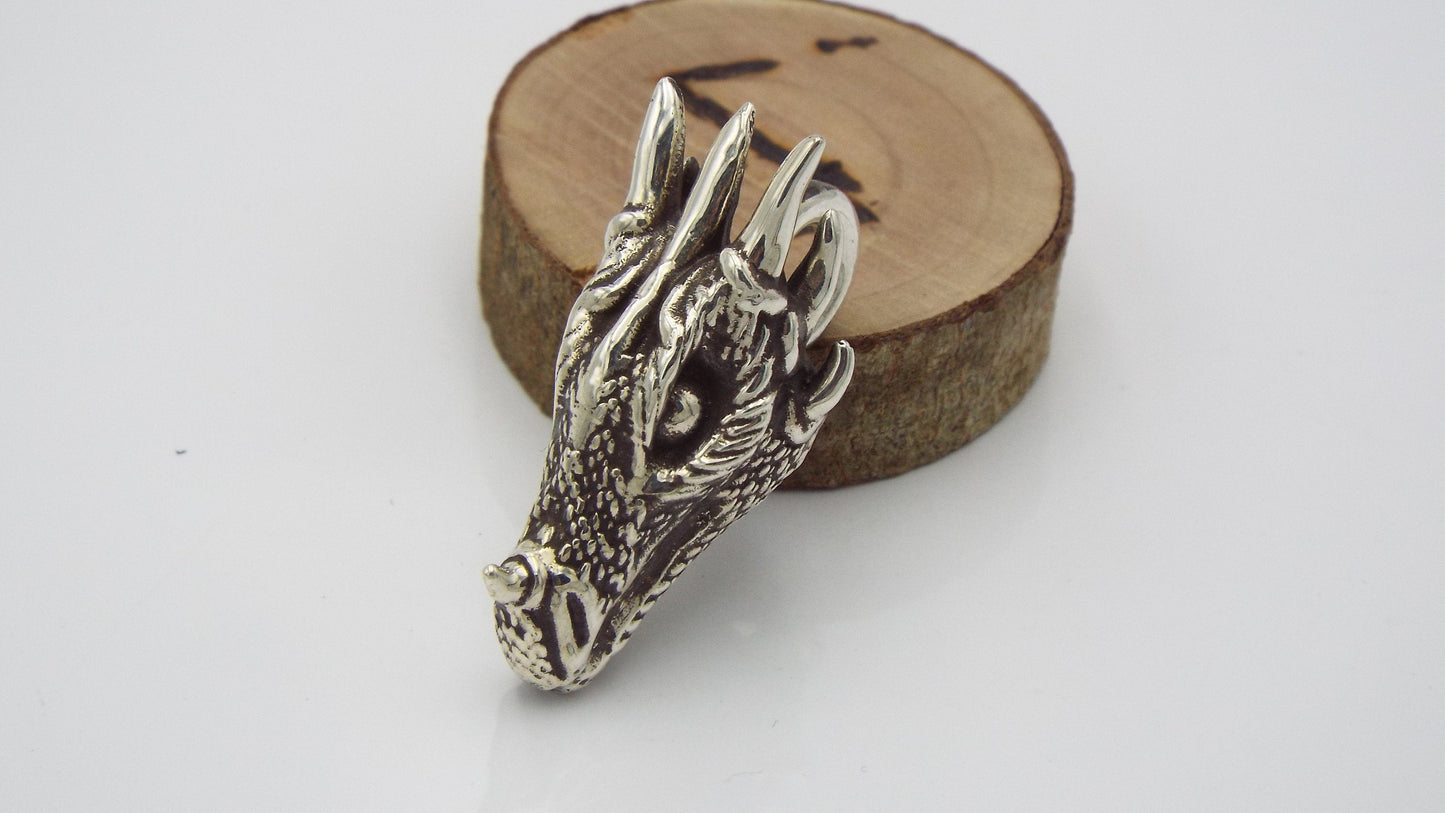 Earth Dragon Pendant - JF Fantasy Jewelry