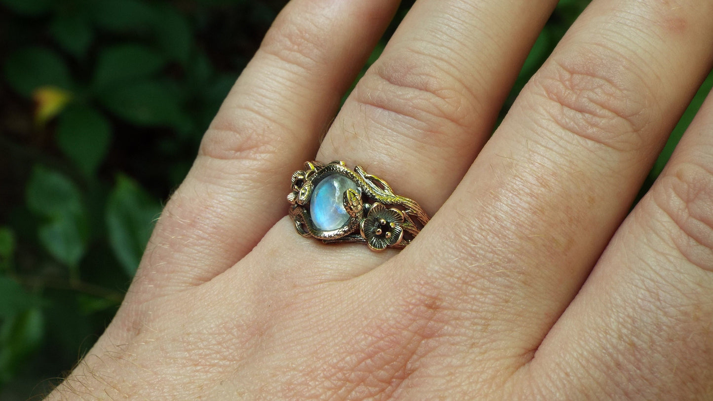 Golden Moonlight Garden Stroll - JF Fantasy Jewelry
