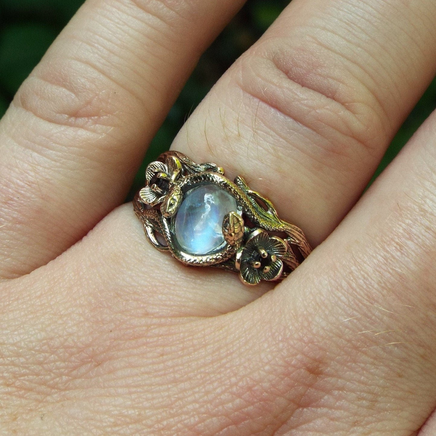 Golden Moonlight Garden Stroll - JF Fantasy Jewelry