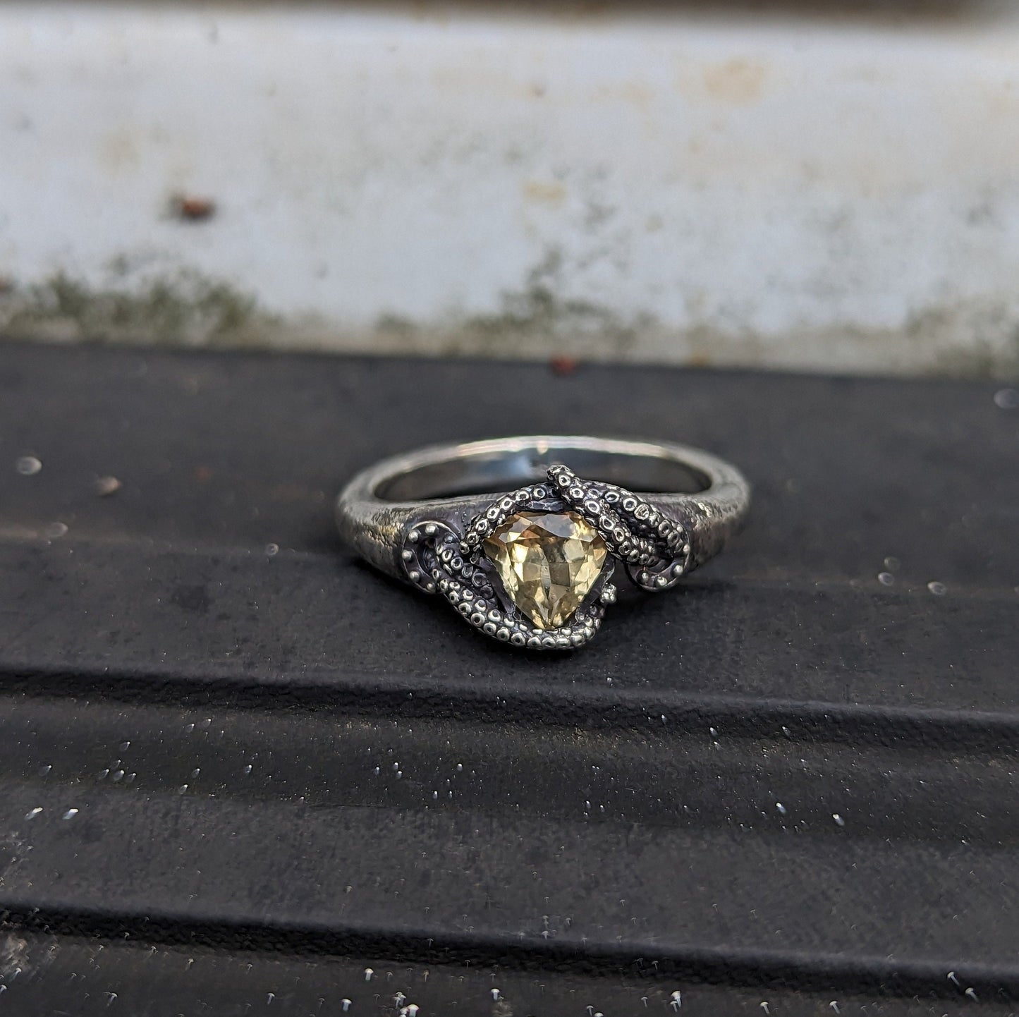 Kraken Citrine Ring - JF Fantasy Jewelry