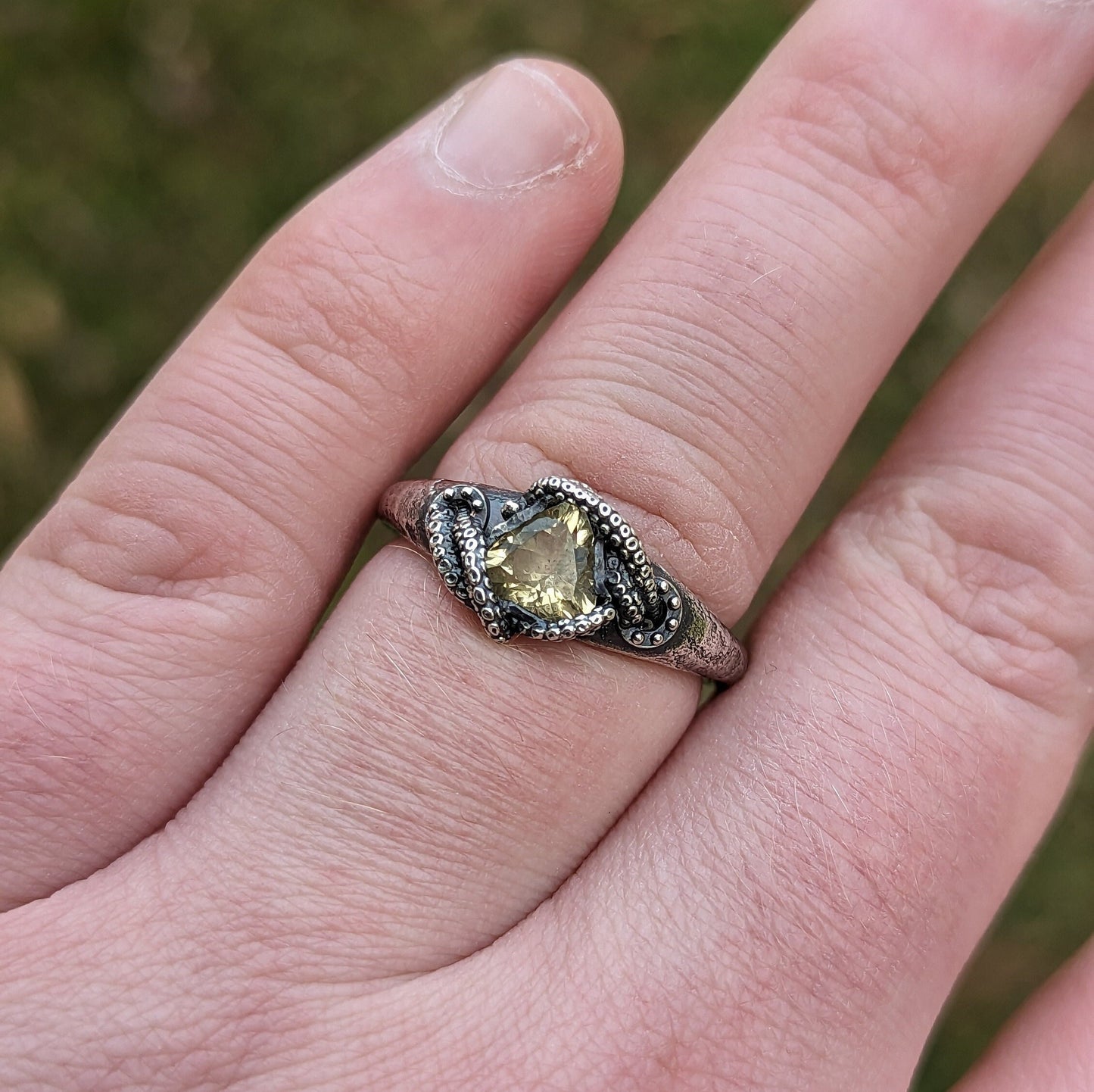 Kraken Citrine Ring - JF Fantasy Jewelry