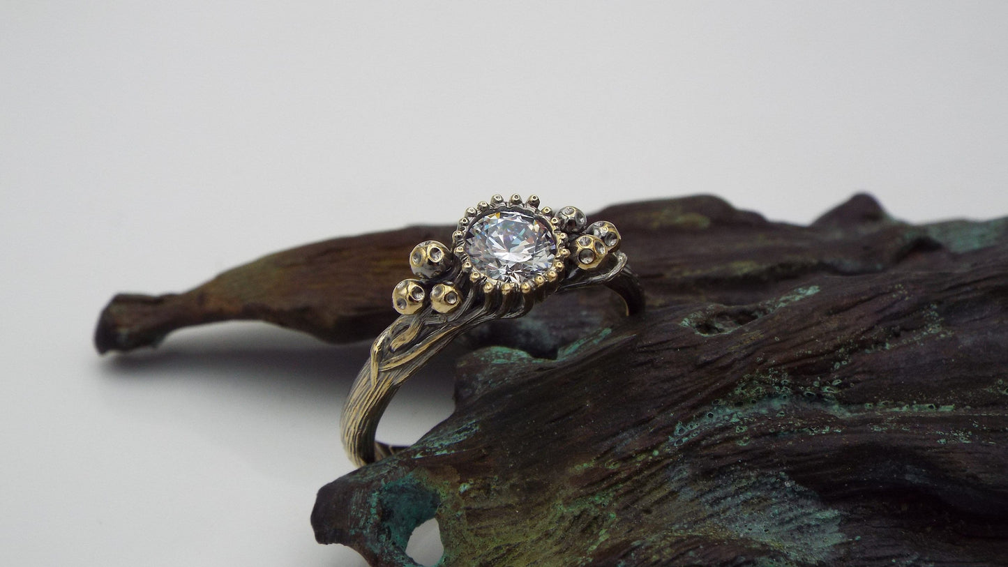 Golden Mushroom Grove - JF Fantasy Jewelry