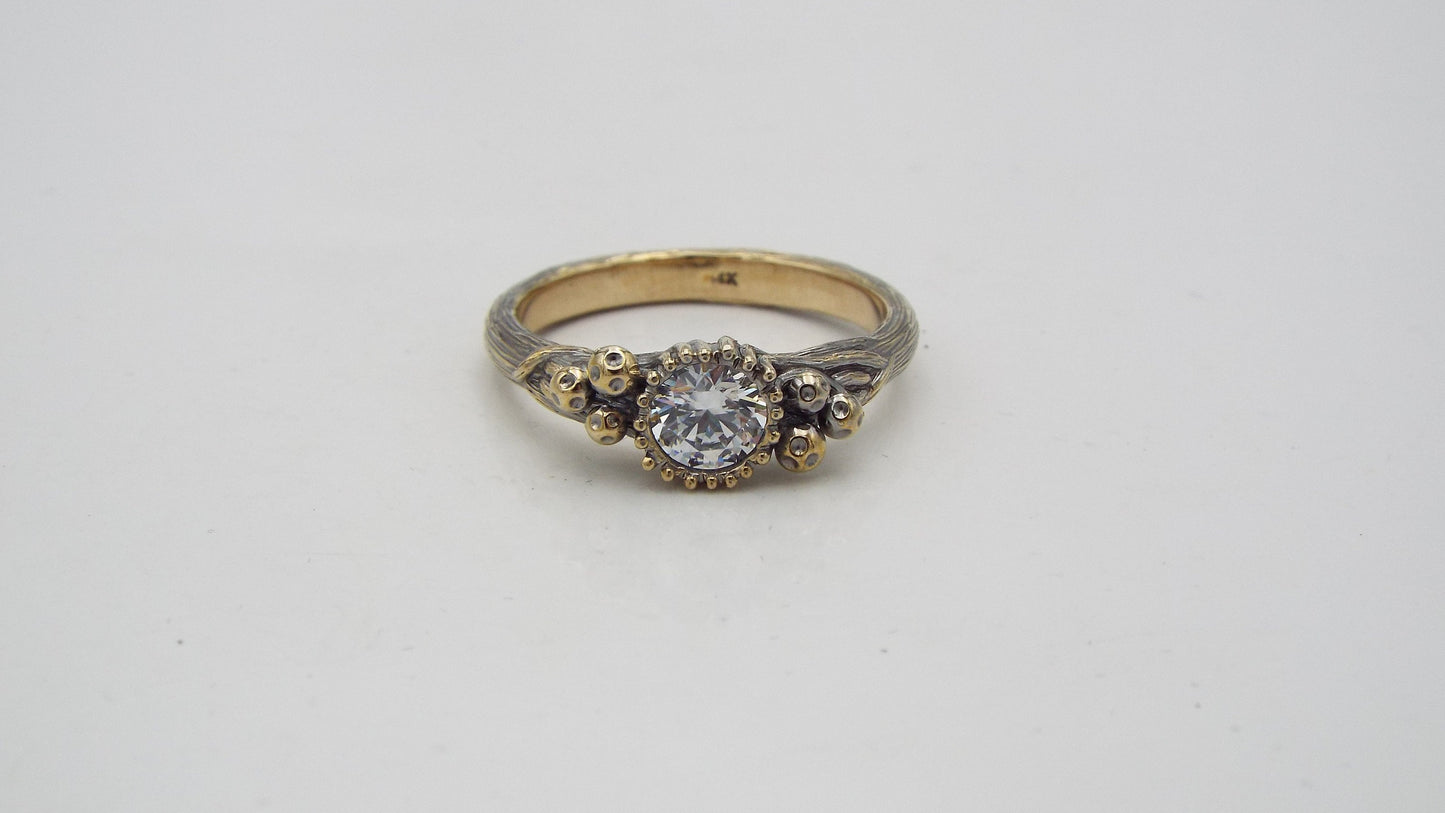 Golden Mushroom Grove - JF Fantasy Jewelry