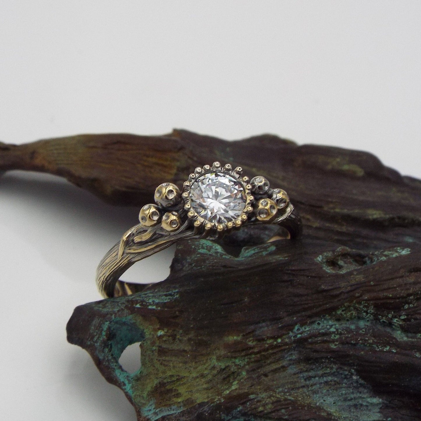 Golden Mushroom Grove - JF Fantasy Jewelry