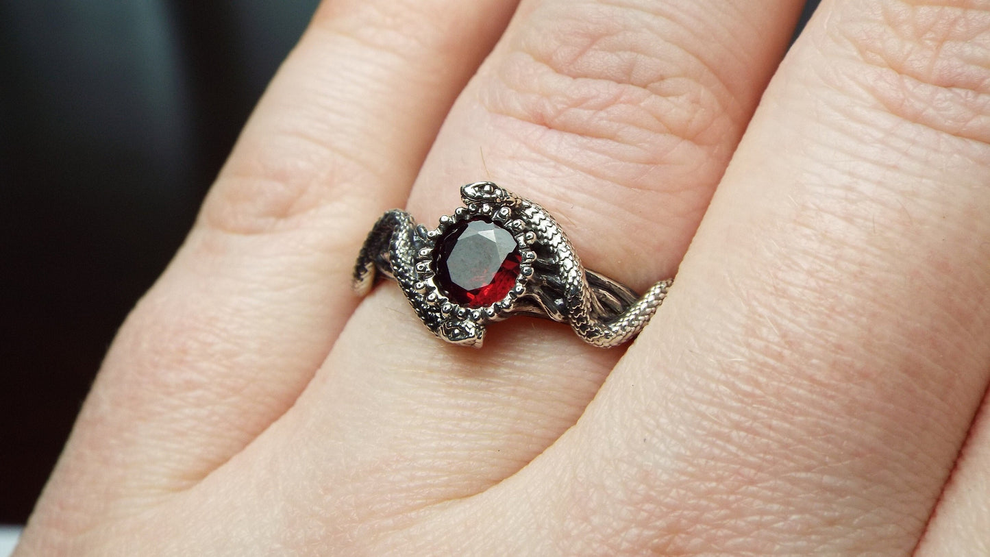 Crimson Serpent - JF Fantasy Jewelry