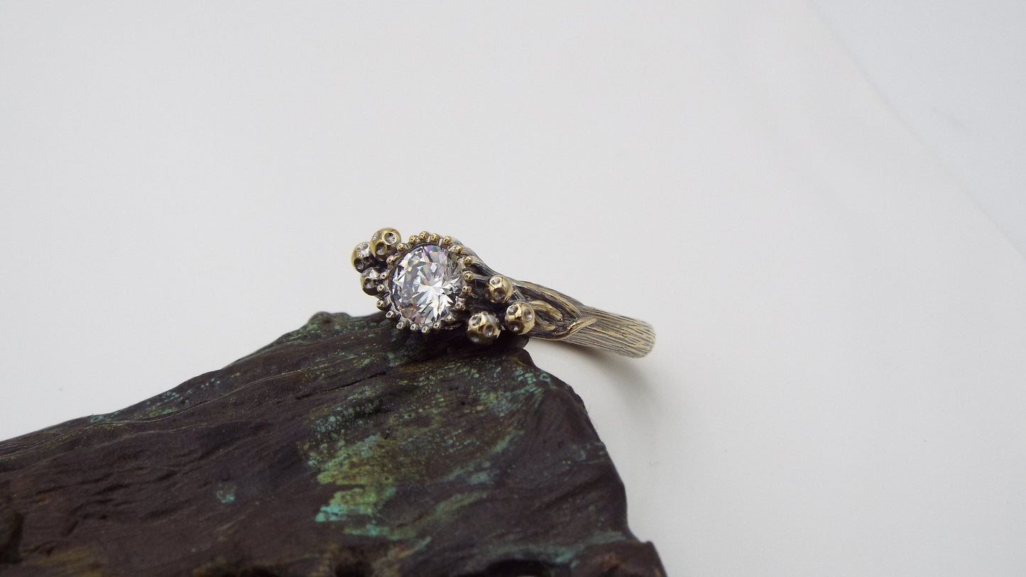 Golden Mushroom Grove - JF Fantasy Jewelry