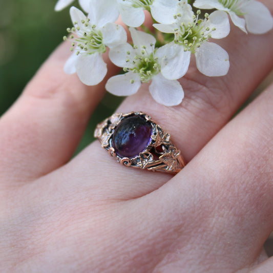 Golden Purple Ivy - JF Fantasy Jewelry