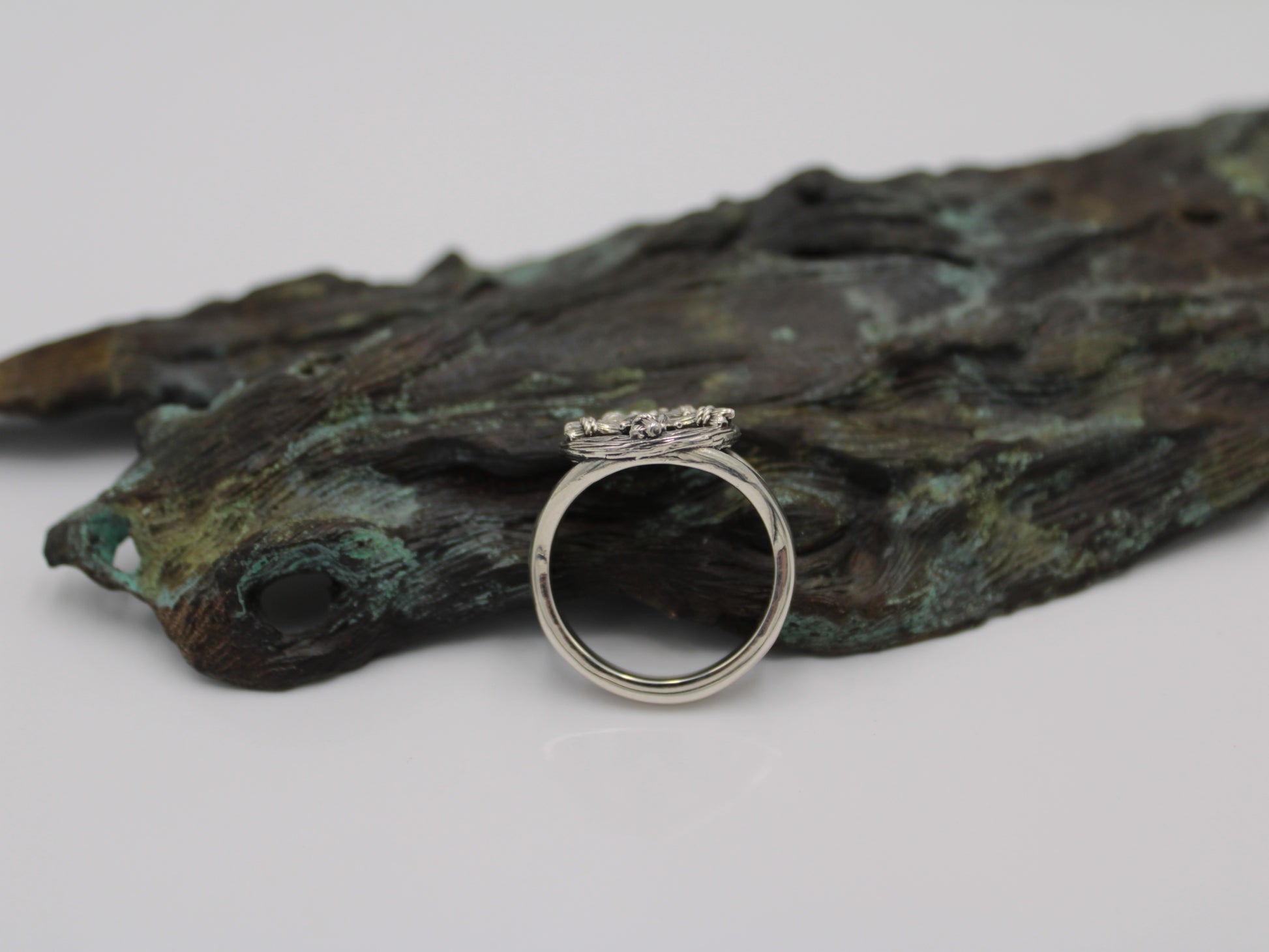 Witch's Star - Moonstone Ring - JF Fantasy Jewelry