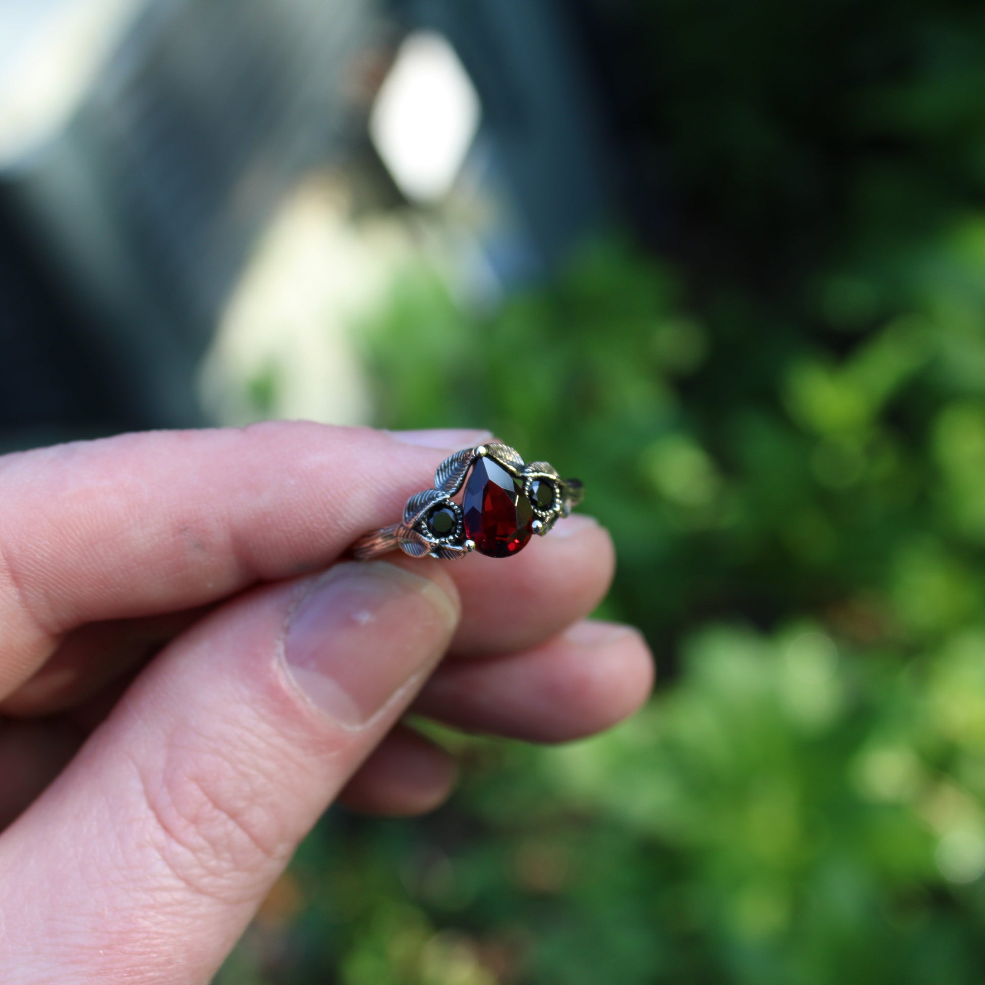 Forest Ember Ring - JF Fantasy Jewelry
