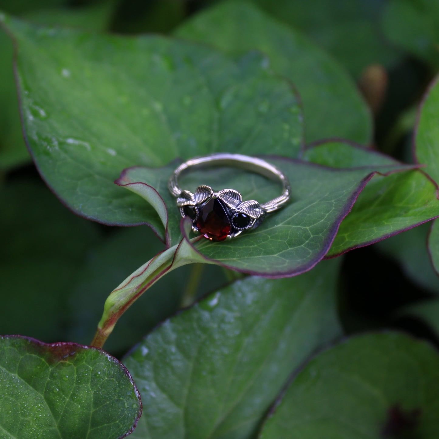 Forest Ember Ring - JF Fantasy Jewelry
