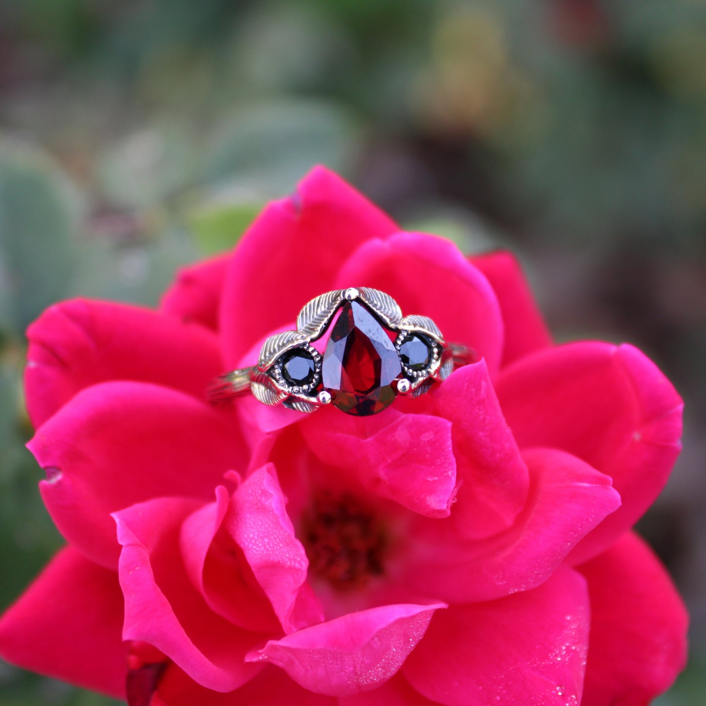 Forest Ember Ring - JF Fantasy Jewelry