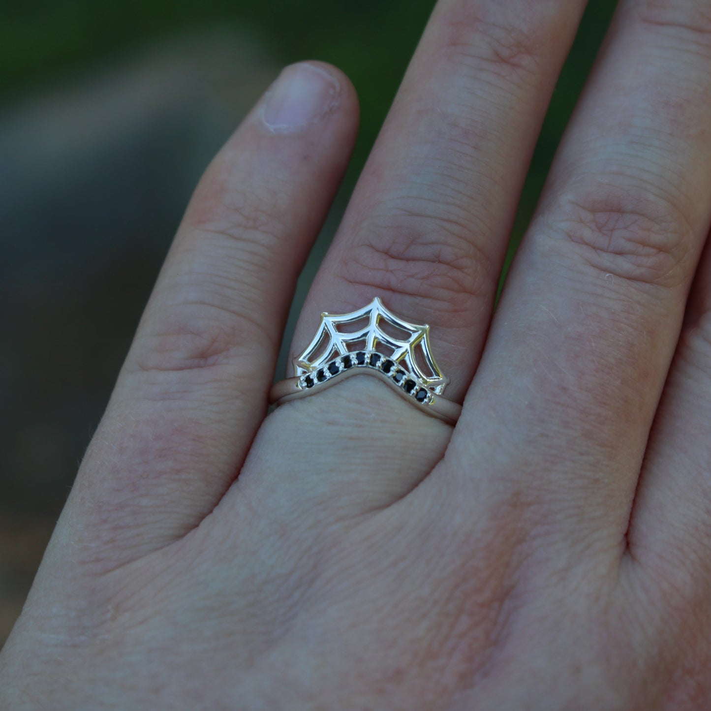 Spider's Veil Set- Sterling Silver