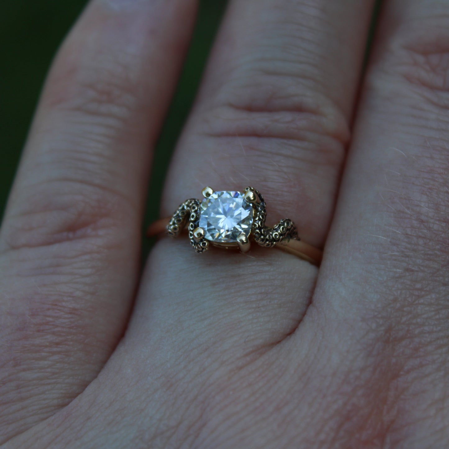 The Kraken's Embrace - Moissanite