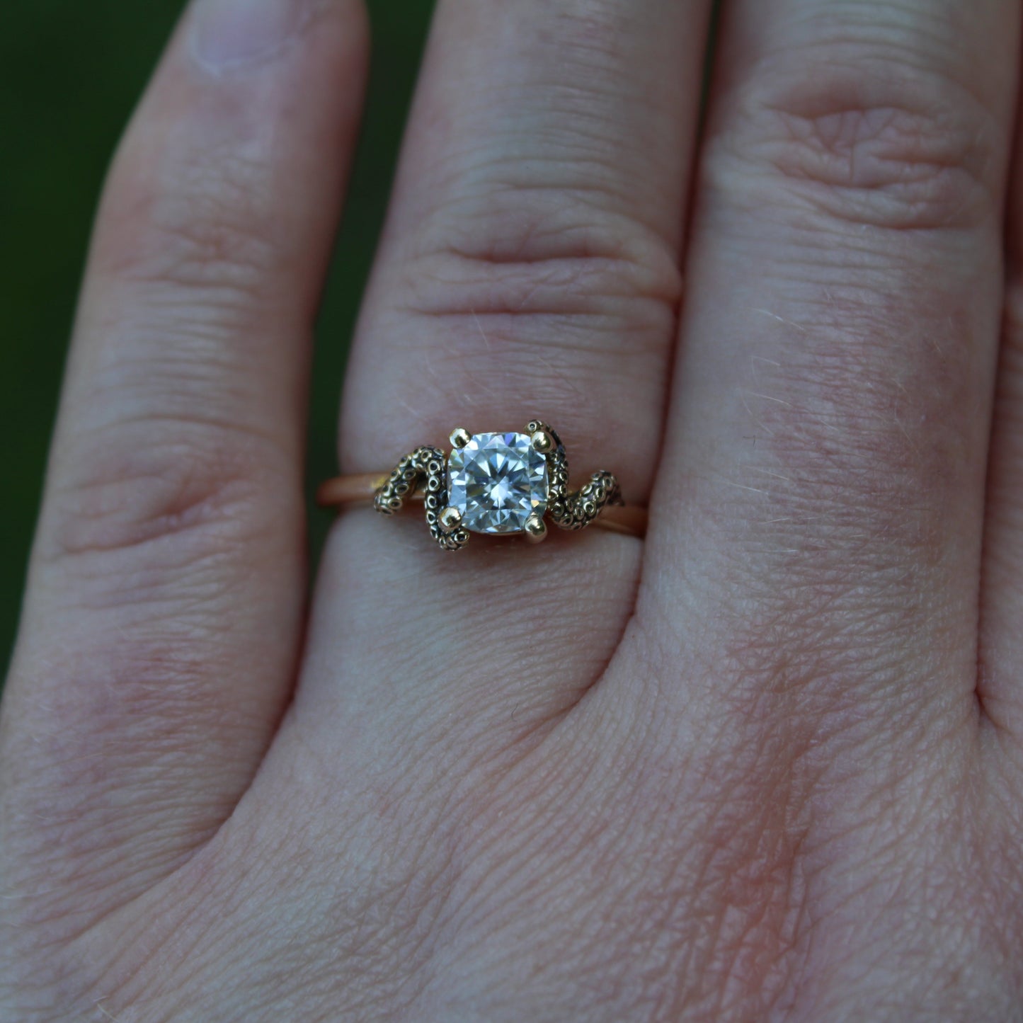 The Kraken's Embrace - Moissanite
