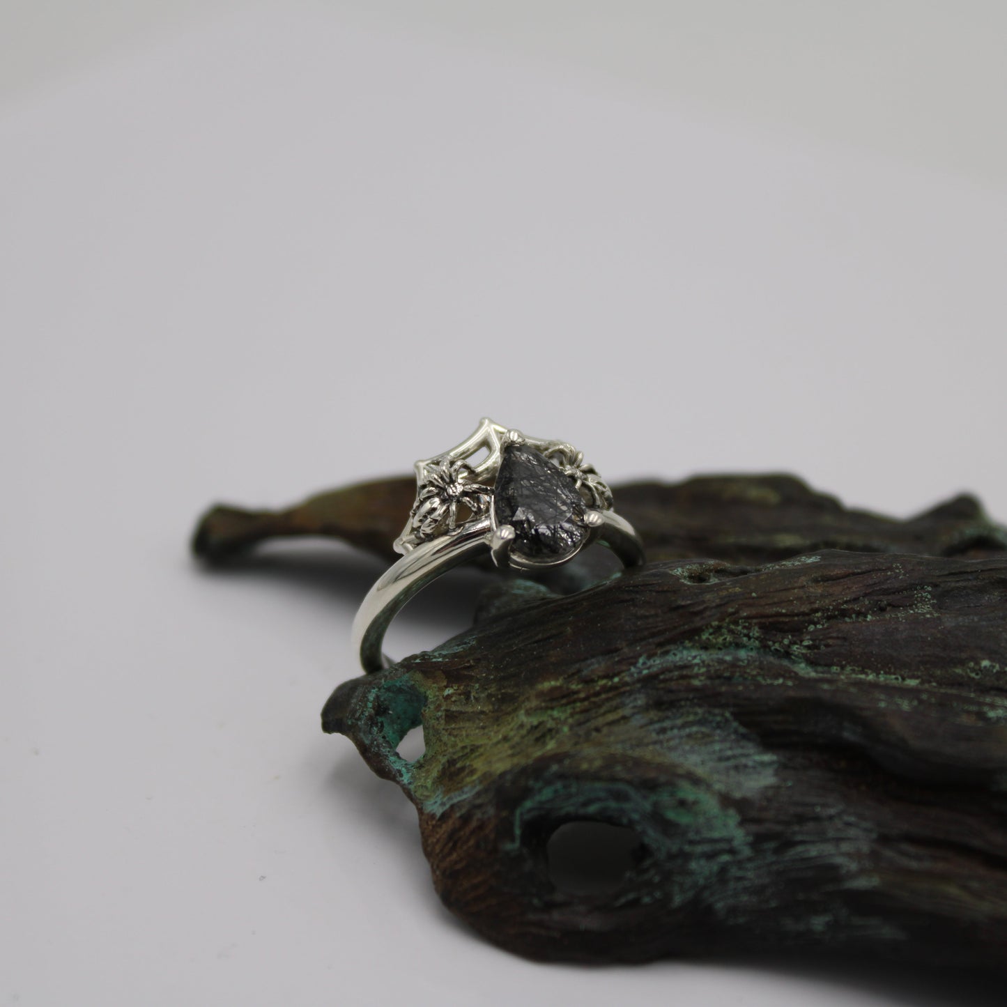 Spider's Veil Ring - Sterling Silver