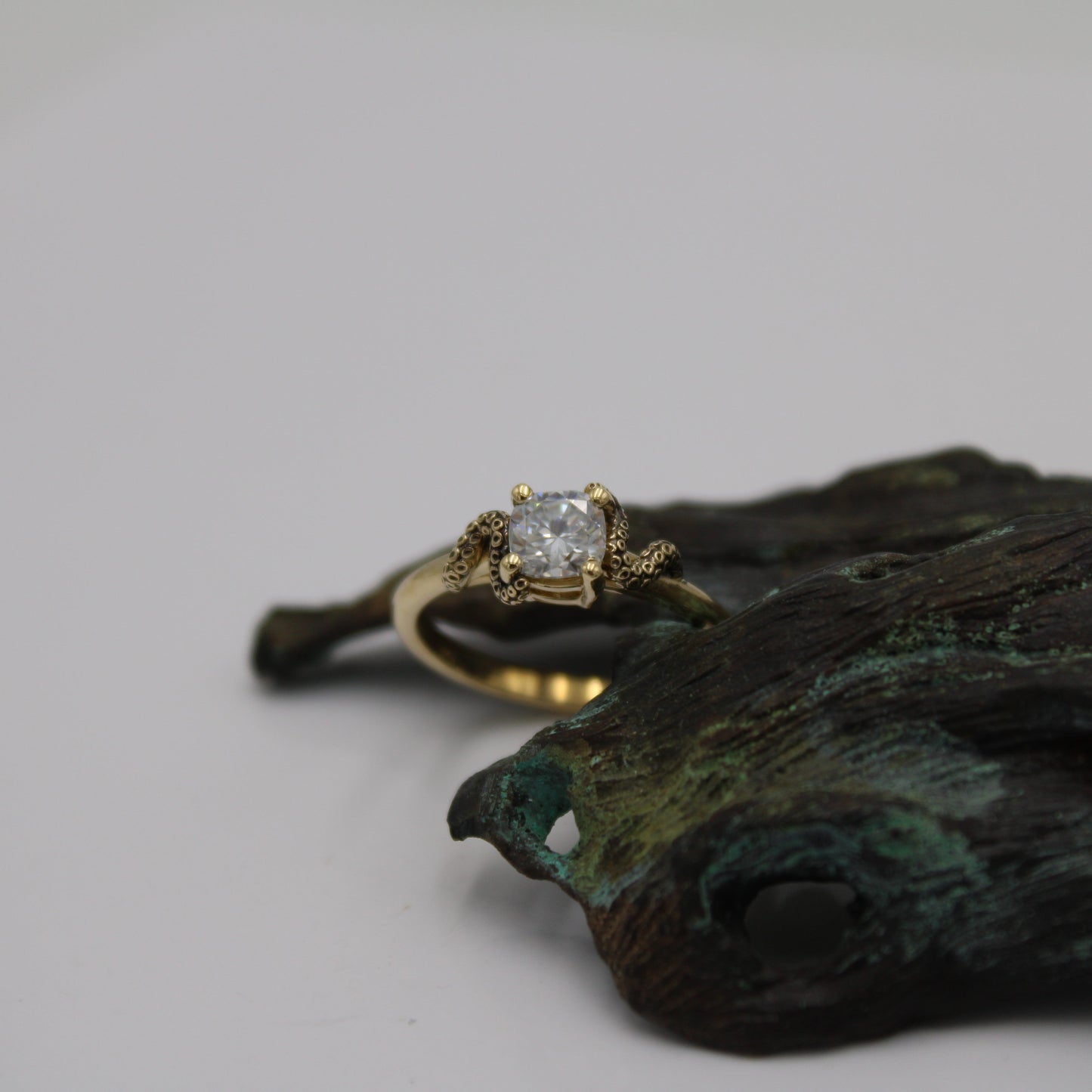 The Kraken's Embrace - Moissanite
