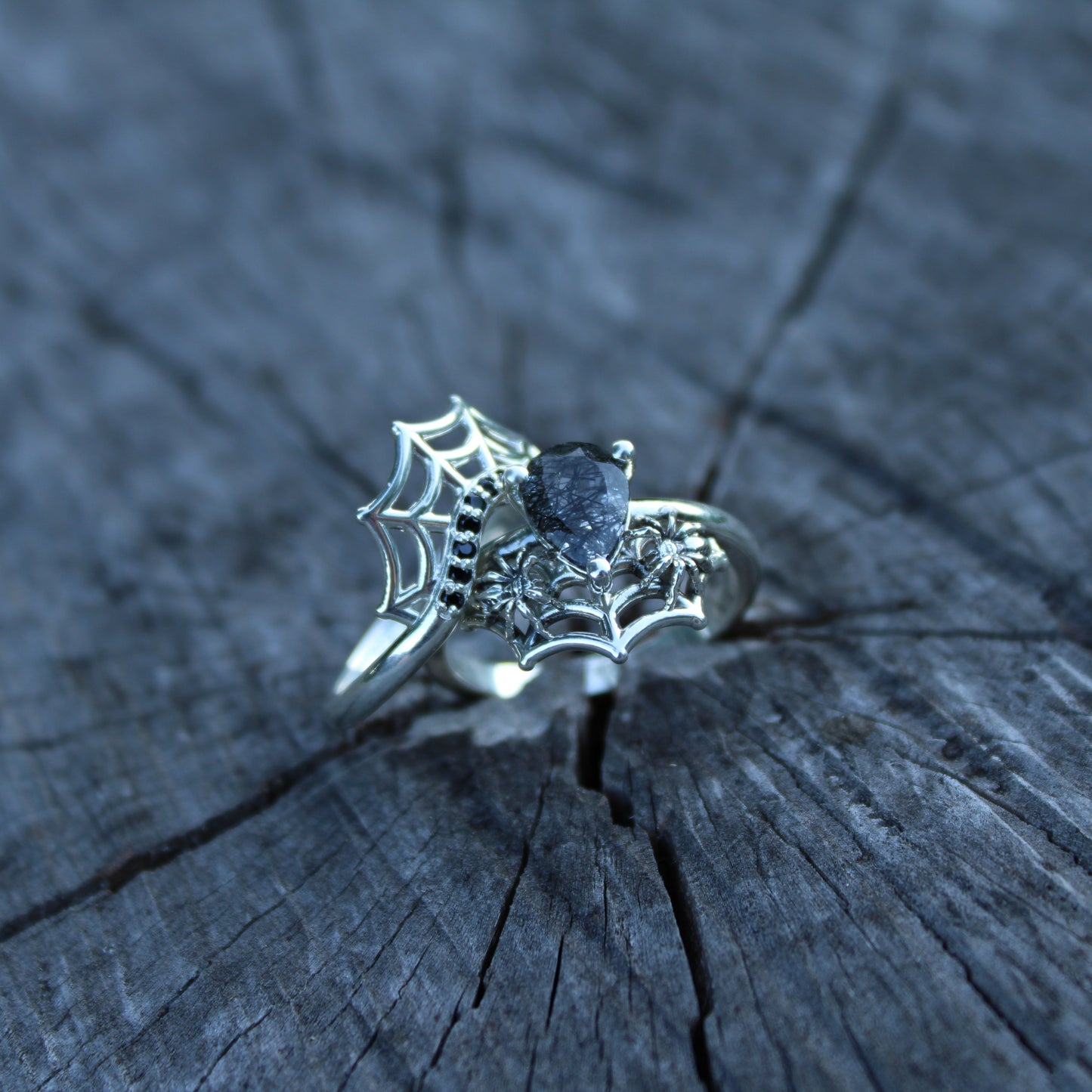Spider's Veil Set- Sterling Silver