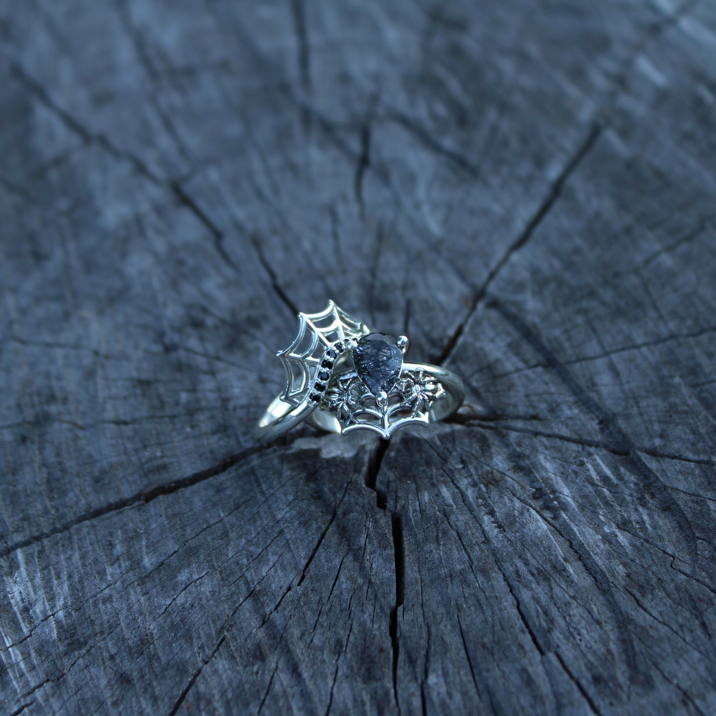 Spider's Veil Set- Sterling Silver