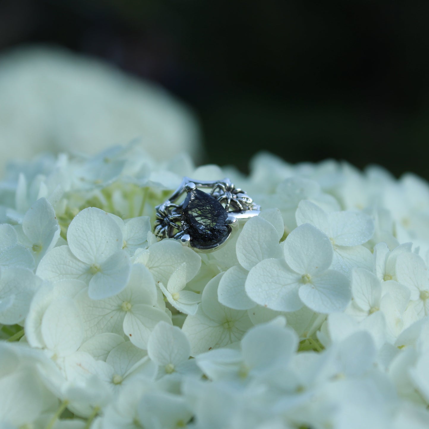 Spider's Veil Ring - Sterling Silver