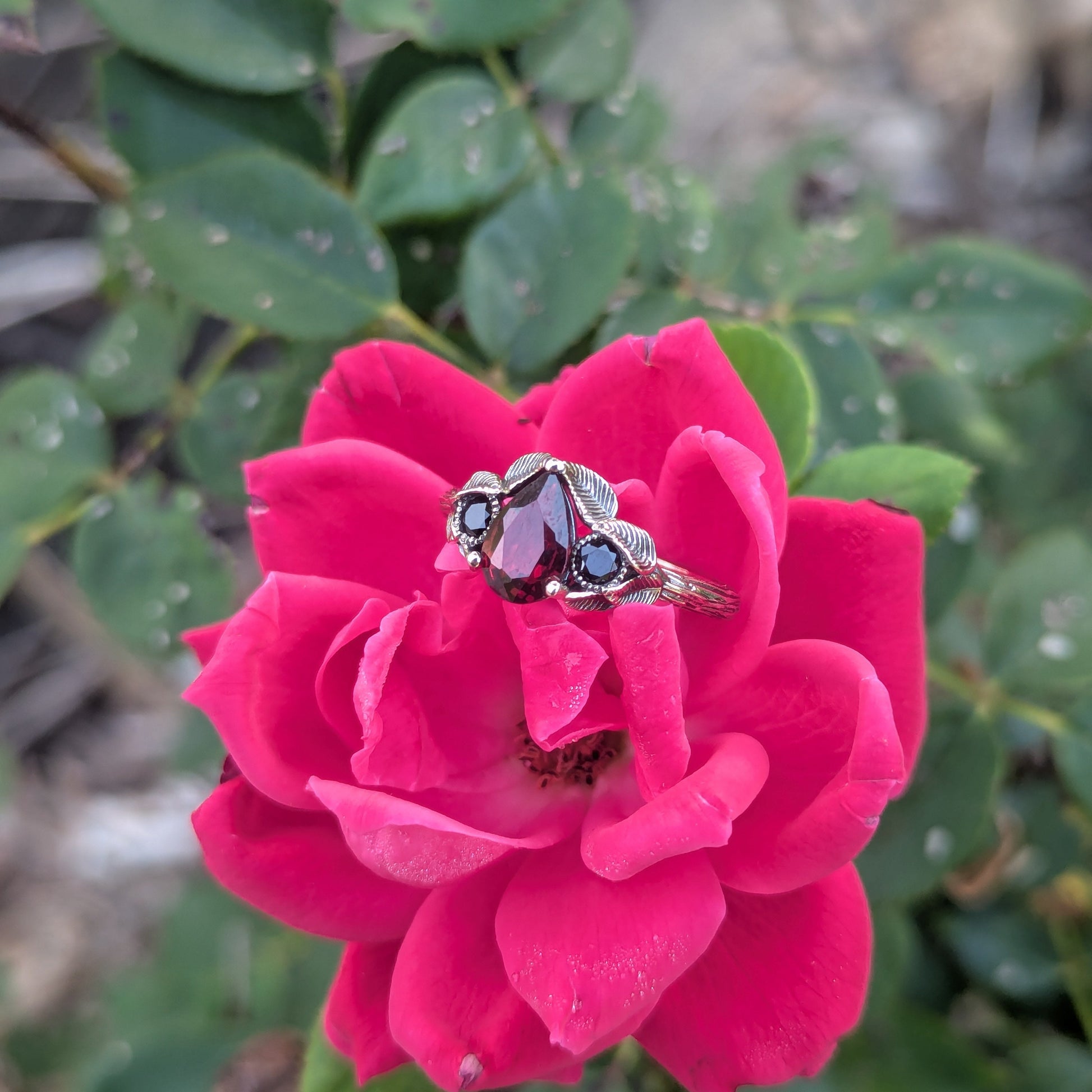 Forest Ember Ring - JF Fantasy Jewelry
