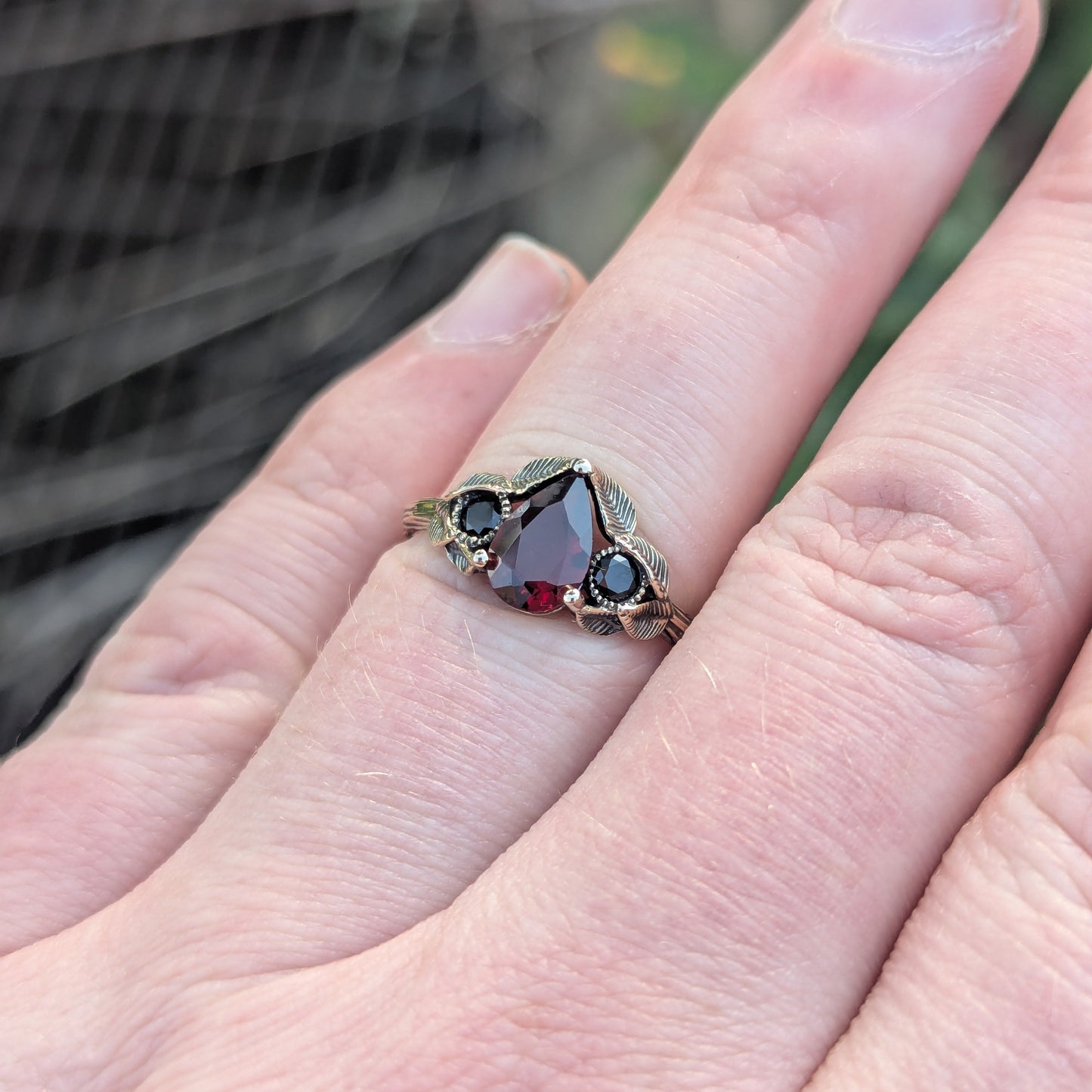 Forest Ember Ring - JF Fantasy Jewelry