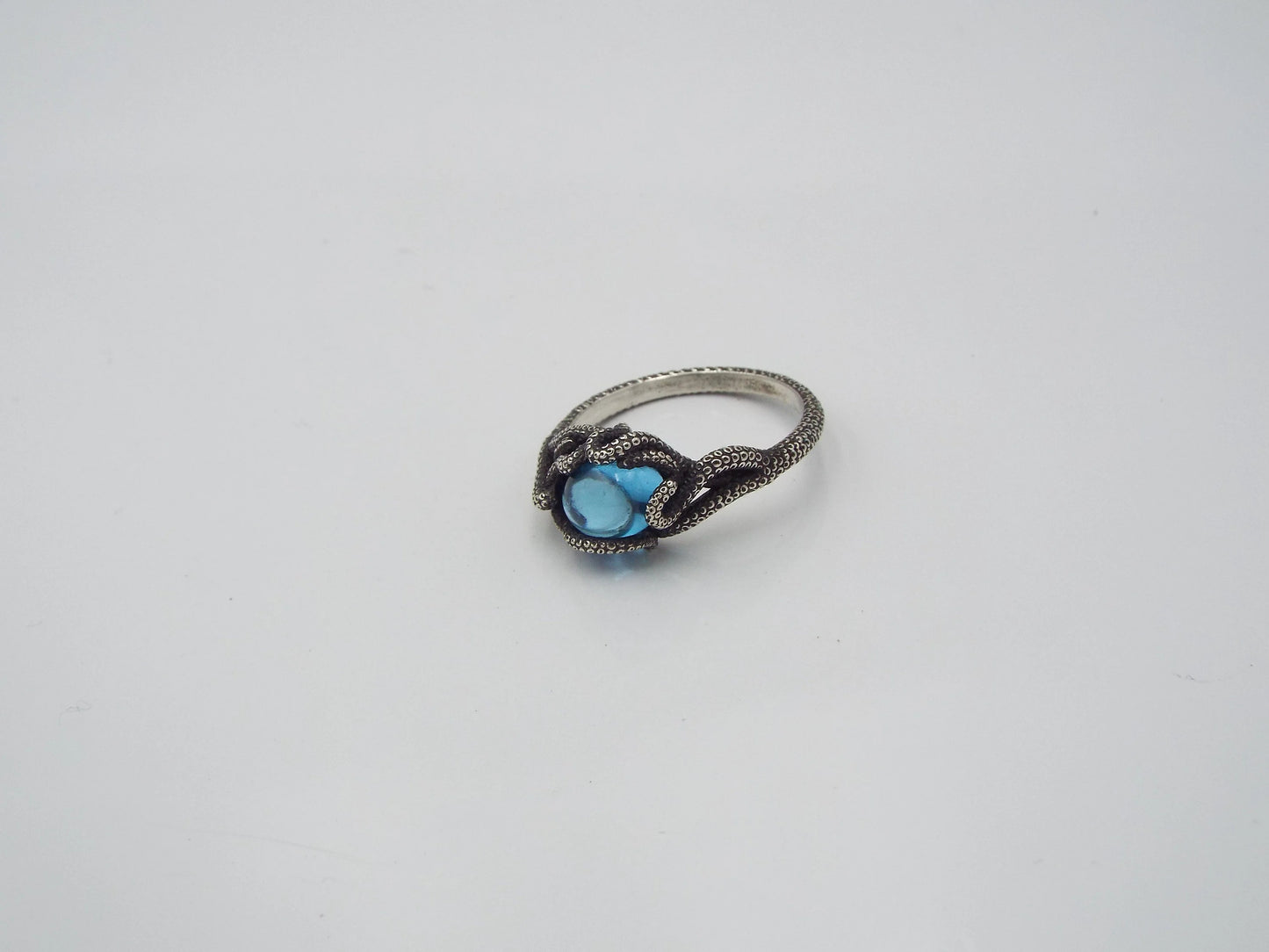 Kraken Blue Topaz Ring - JF Fantasy Jewelry