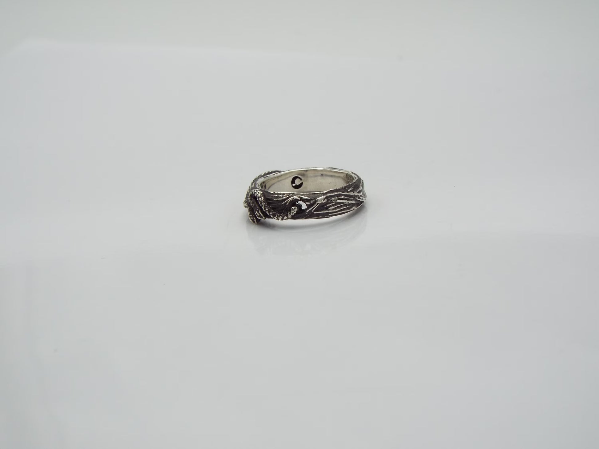 Snakes Intertwined Small Band - JF Fantasy Jewelry