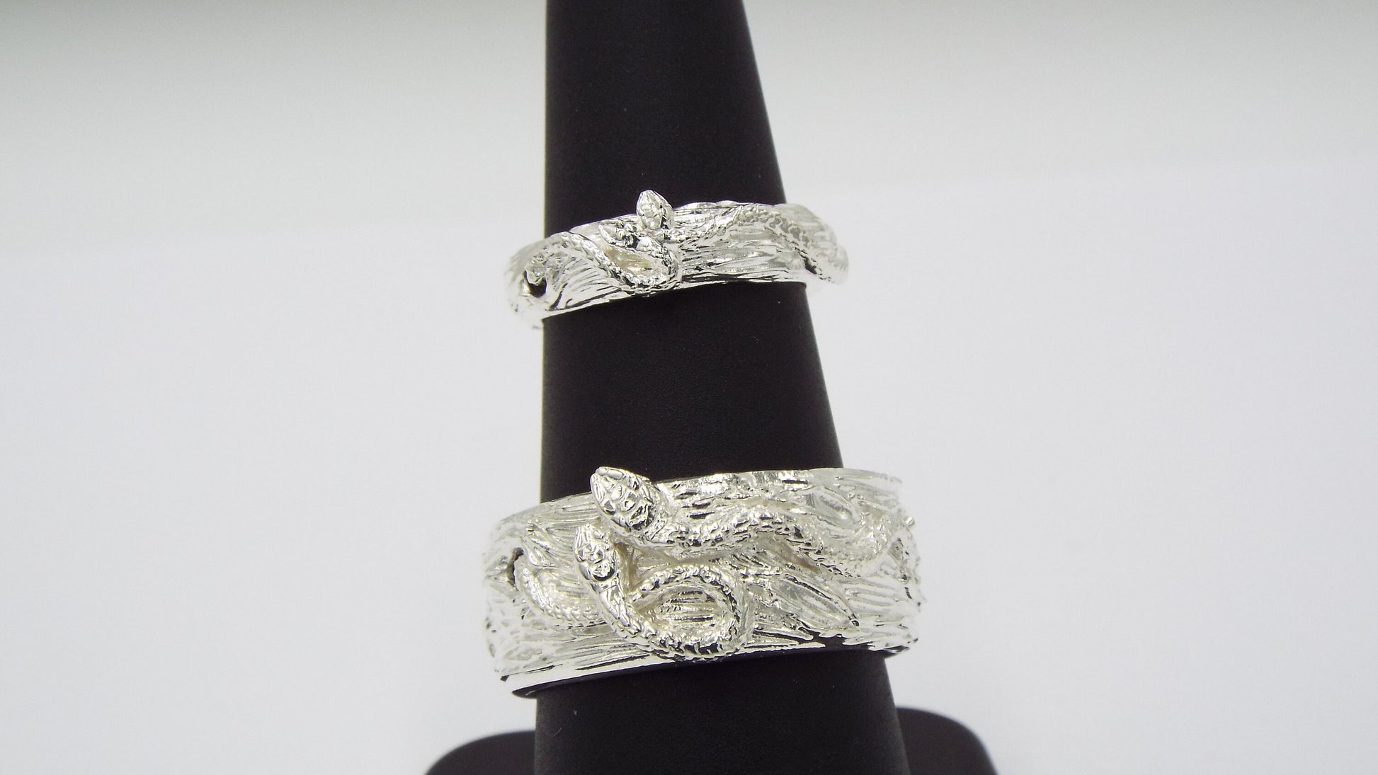 Snakes Intertwined Small Band - JF Fantasy Jewelry