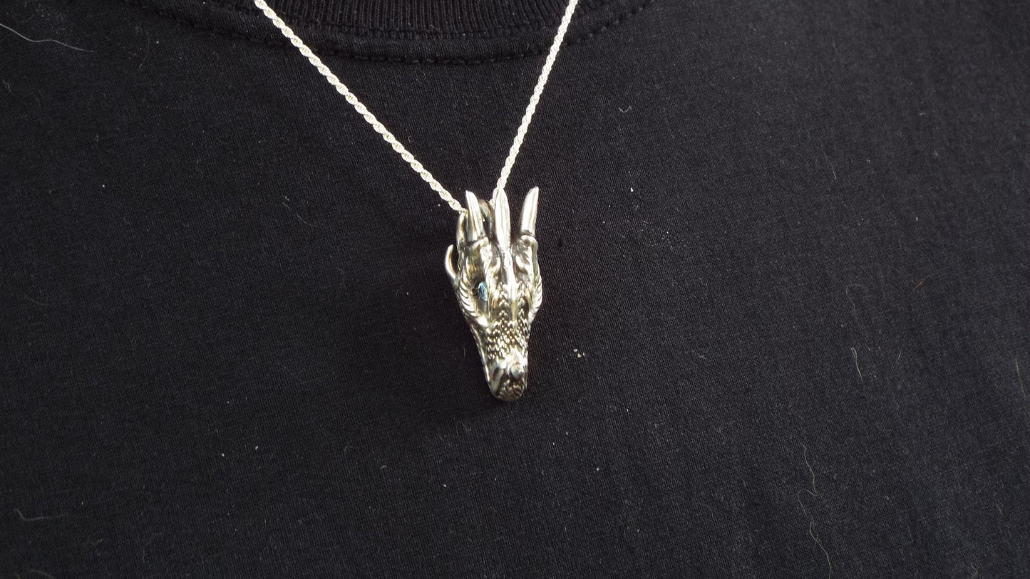 Ice Dragon Pendant