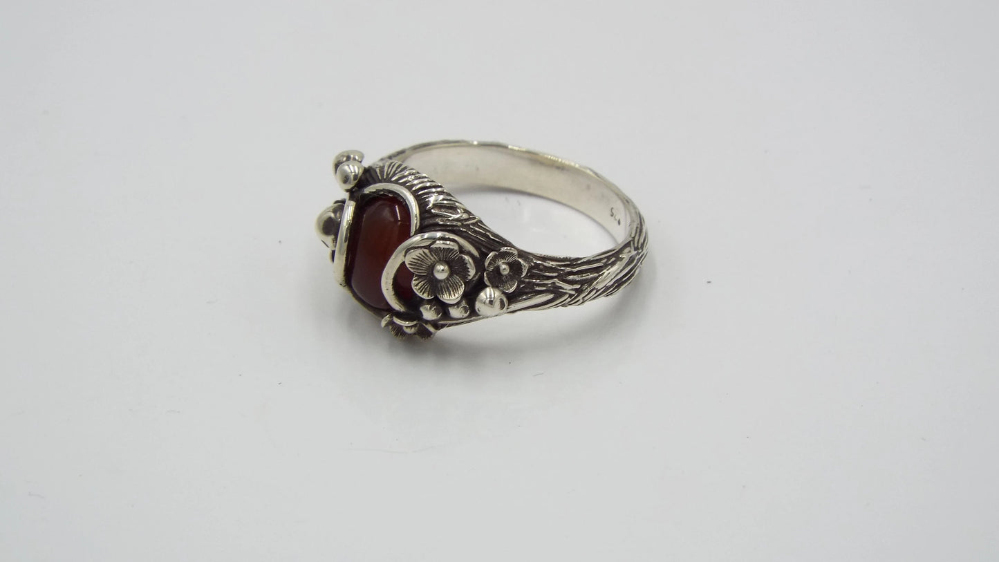 Carnelian Mushroom Forest - JF Fantasy Jewelry
