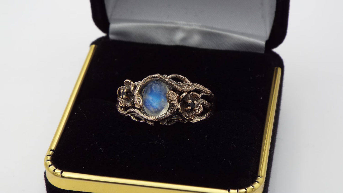 Golden Moonlight Garden Stroll