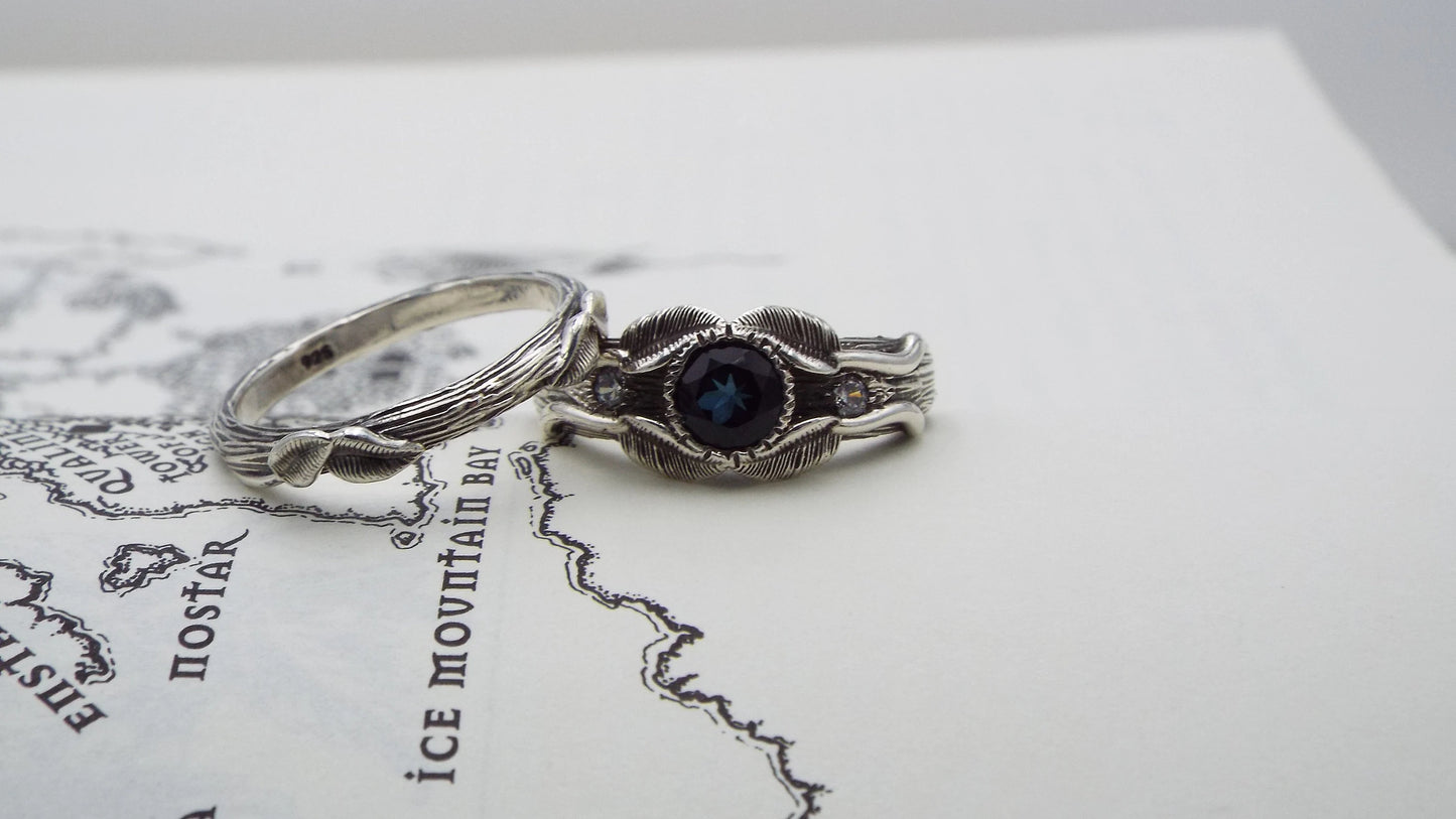 Blue Topaz Love of the Trees Set