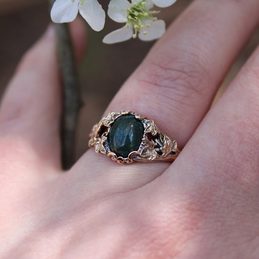 Golden Bloodstone Ivy - JF Fantasy Jewelry