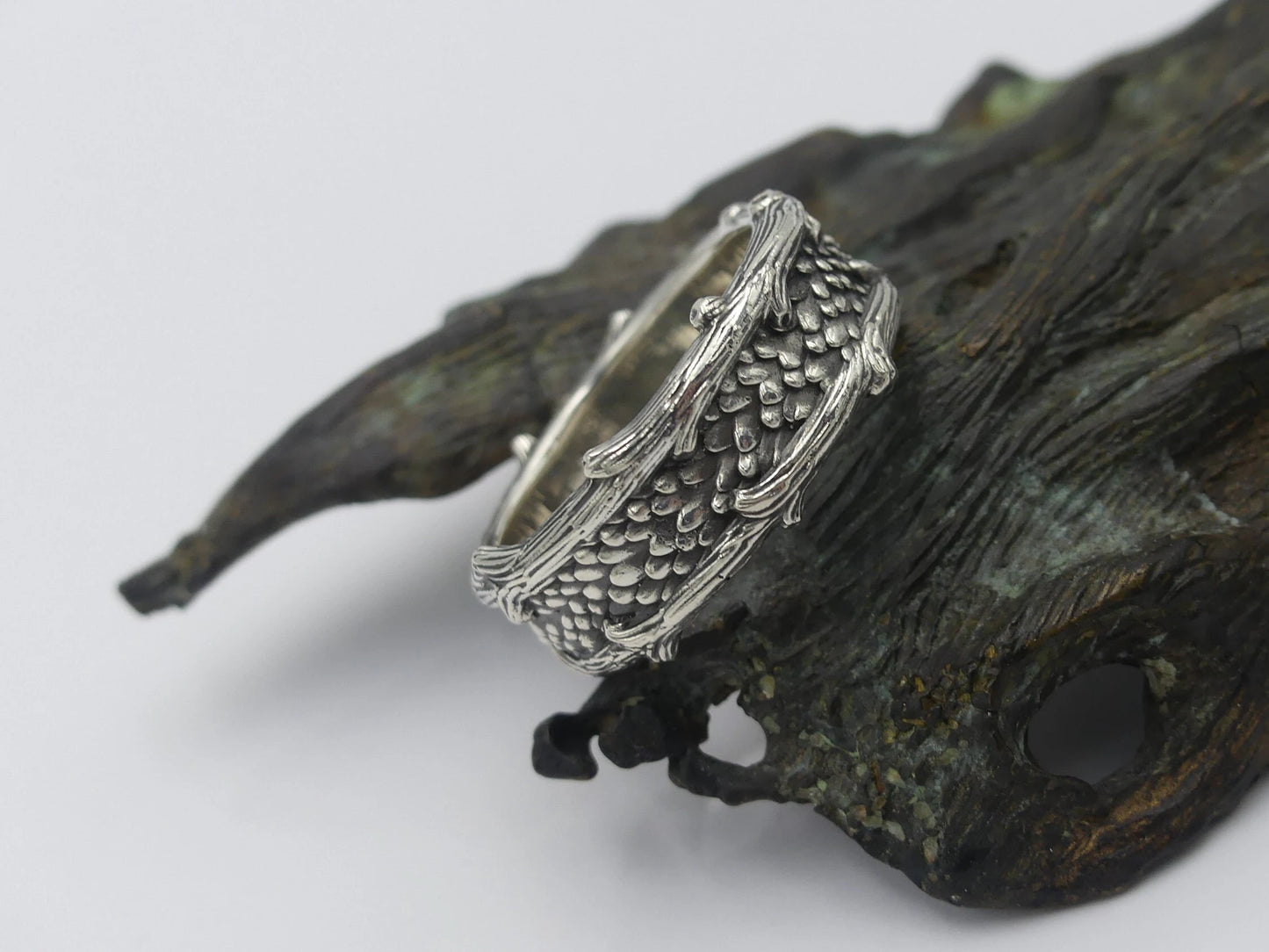 Serpent's Forest Wide Ring - JF Fantasy Jewelry