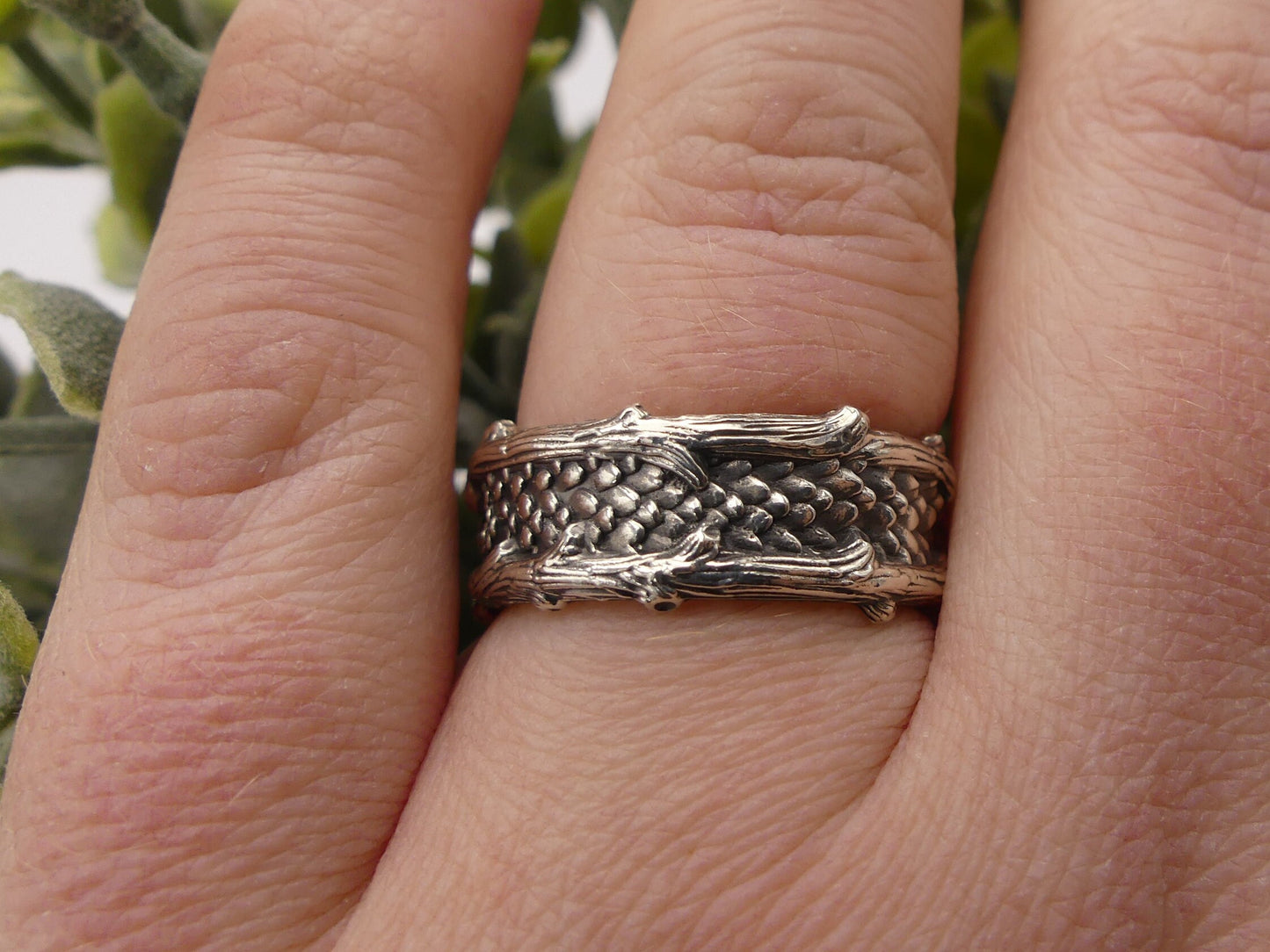 Serpent's Forest Wide Ring - JF Fantasy Jewelry
