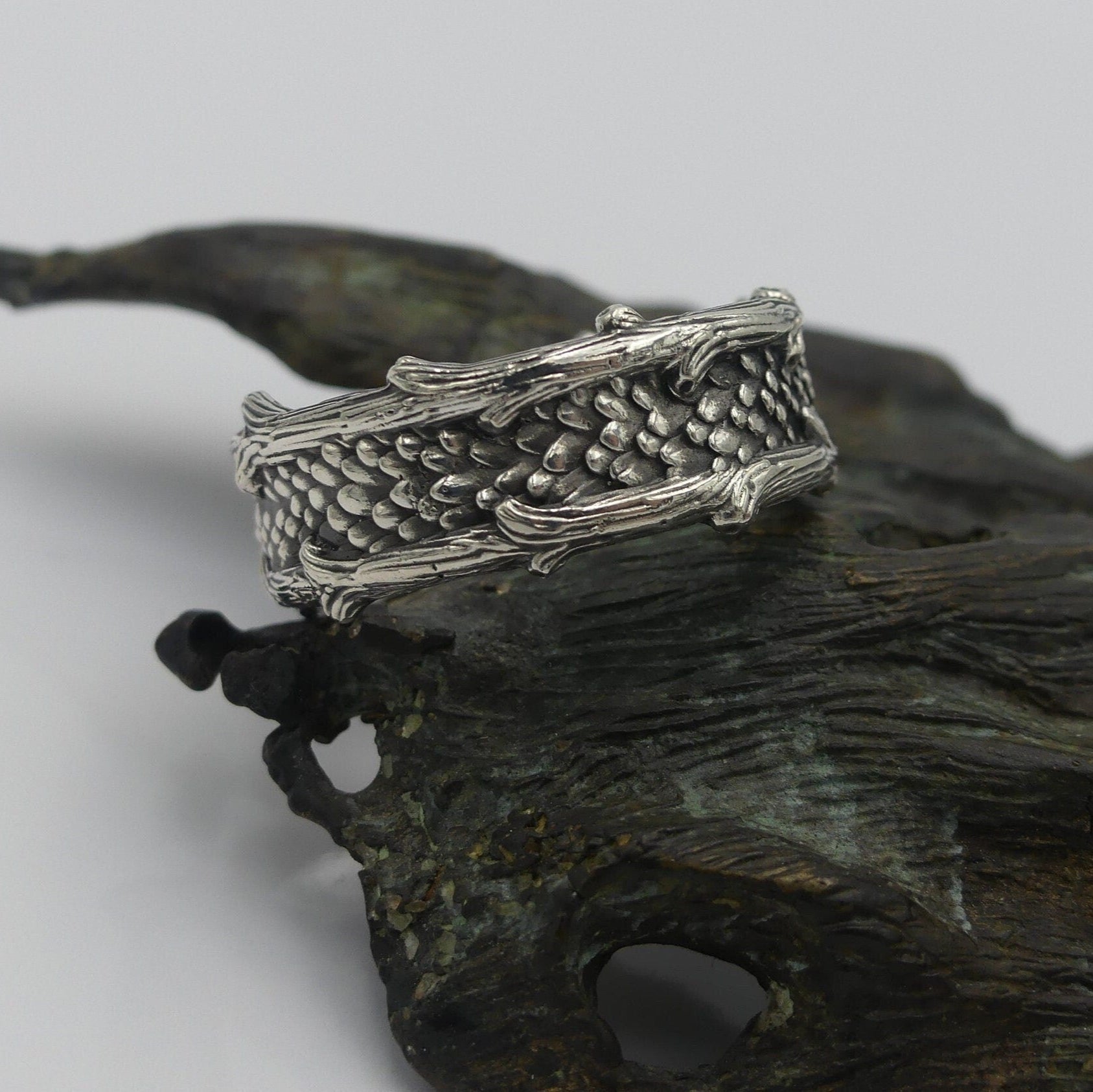 Serpent's Forest Wide Ring - JF Fantasy Jewelry