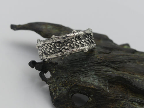 Serpent's Forest Wide Ring - JF Fantasy Jewelry