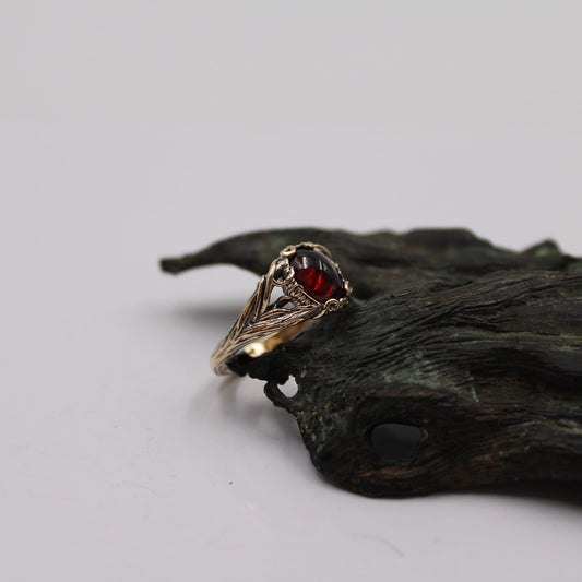 Golden Garnet Vine - JF Fantasy Jewelry
