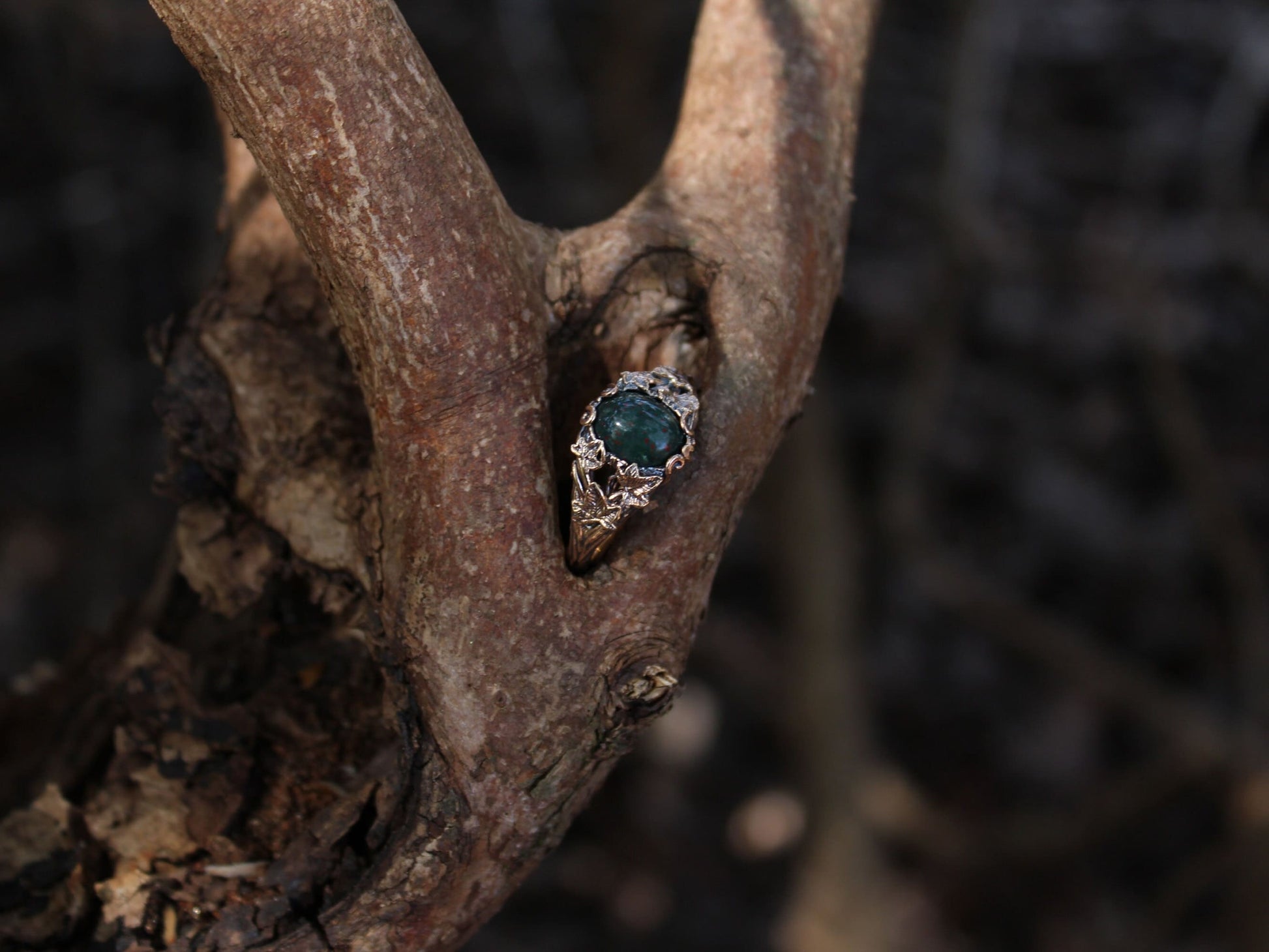 Golden Bloodstone Ivy - JF Fantasy Jewelry