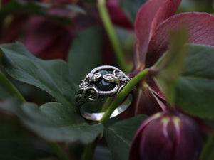 Bloodstone Circle of Snakes Ring - JF Fantasy Jewelry